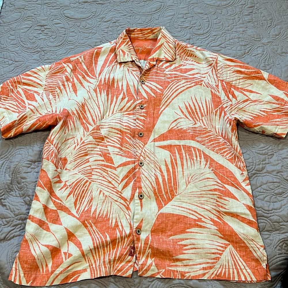 Tommy BAHAMA men’s linen button down short sleeve